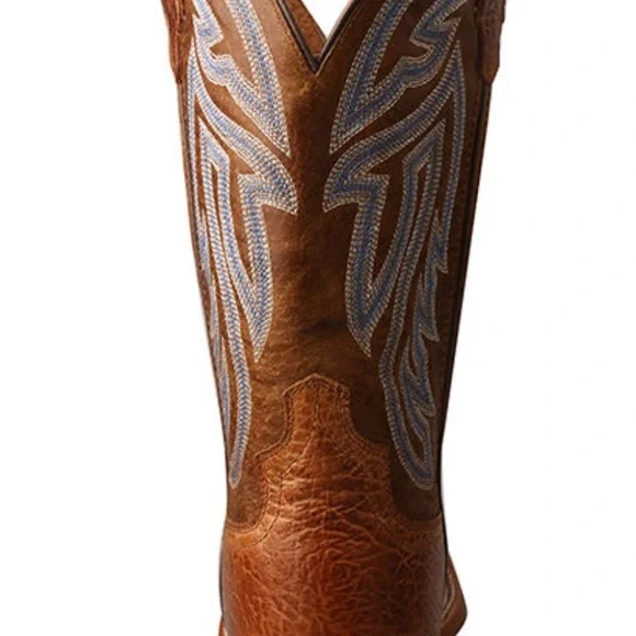NWT-TwistedX-Men's Brown Wide Square Toe Rancher Western Boots-MRA001-9.5D